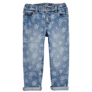 PANTALON JEANS FLOREADO