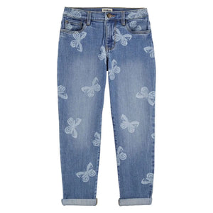 PANTALON JEANS C MARIPOSAS