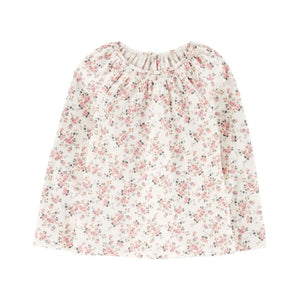 BLUSA ML C FLORES ROSADAS